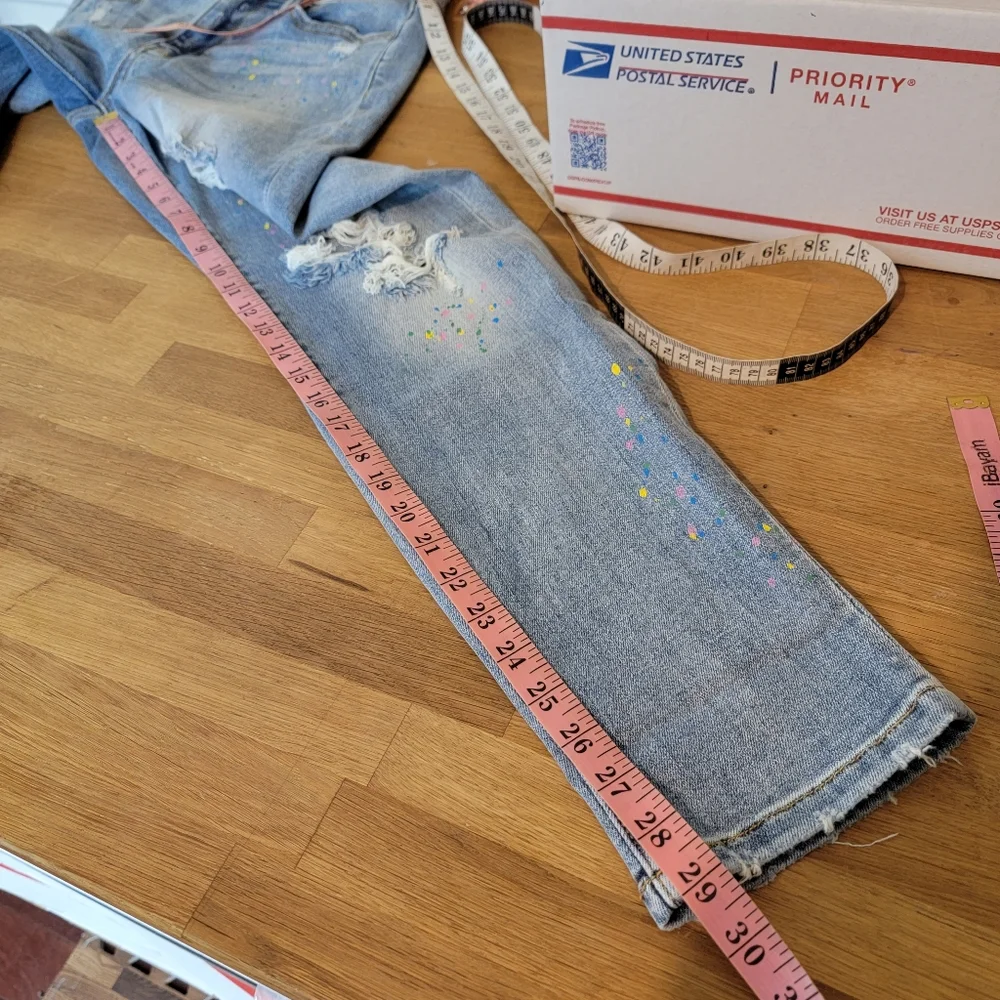 Judy Blue Light Blue Boyfriend Jeans - Picture 12 of 13